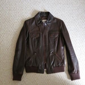 Leather jacket